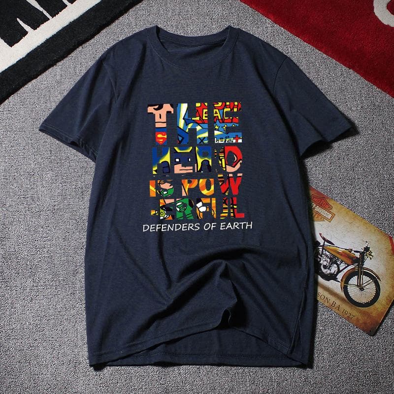 Extra Large Men Cotton T-Shirt in Various Colors - Casual and Stylish 12XL Tee for Homewear 9XL navy blue