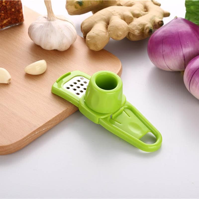 Garlic Crusher Press Multi Functional Manual Ginger Garlic Grinding Grater Cutter Garlic Peeler Kitchen Accessories Tools