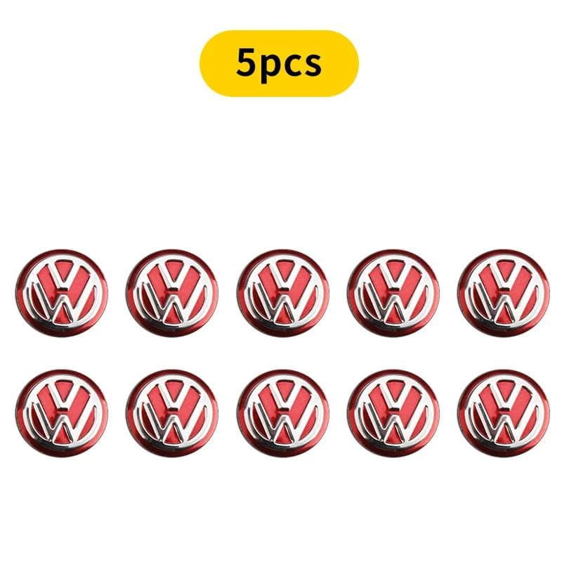 2026 New For VOLKSWAGEN VW 5/10Pcs 14mm Car Key Emblem Stickers Auto Control Key Logo Decals For Volkswagen VW Golf Tiguan Jetta