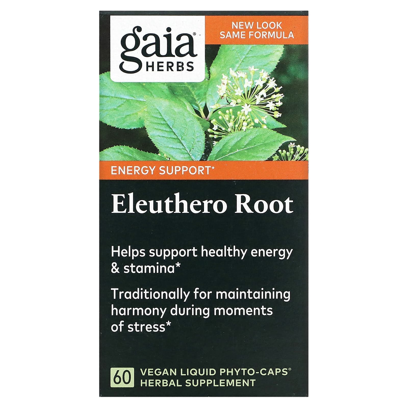 Gaia Herbs, Acanthopanax root, vegetable liquid phyto capsules, 60 tablets