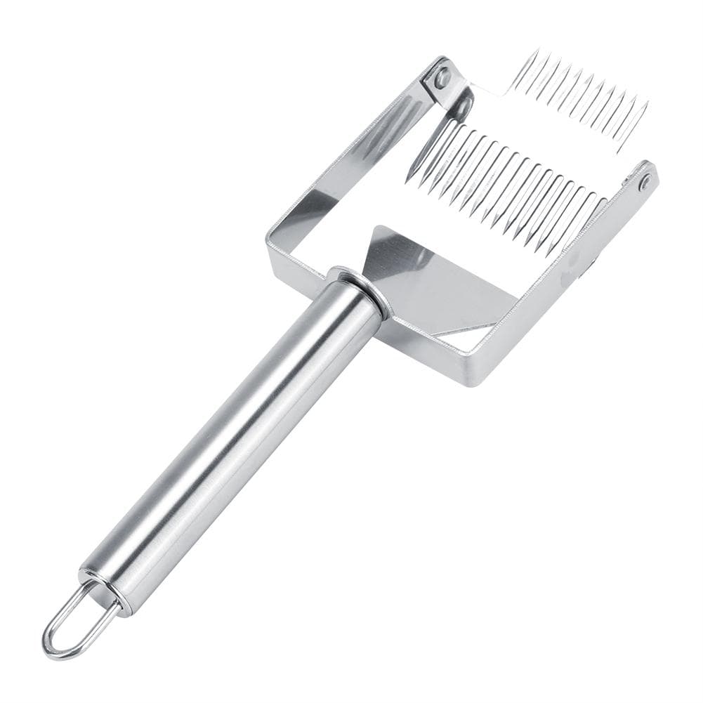Double Needle Stainless Steel Beehive Uncapping Fork Scraper Shovel Beekeeping Beekeeper Tool
