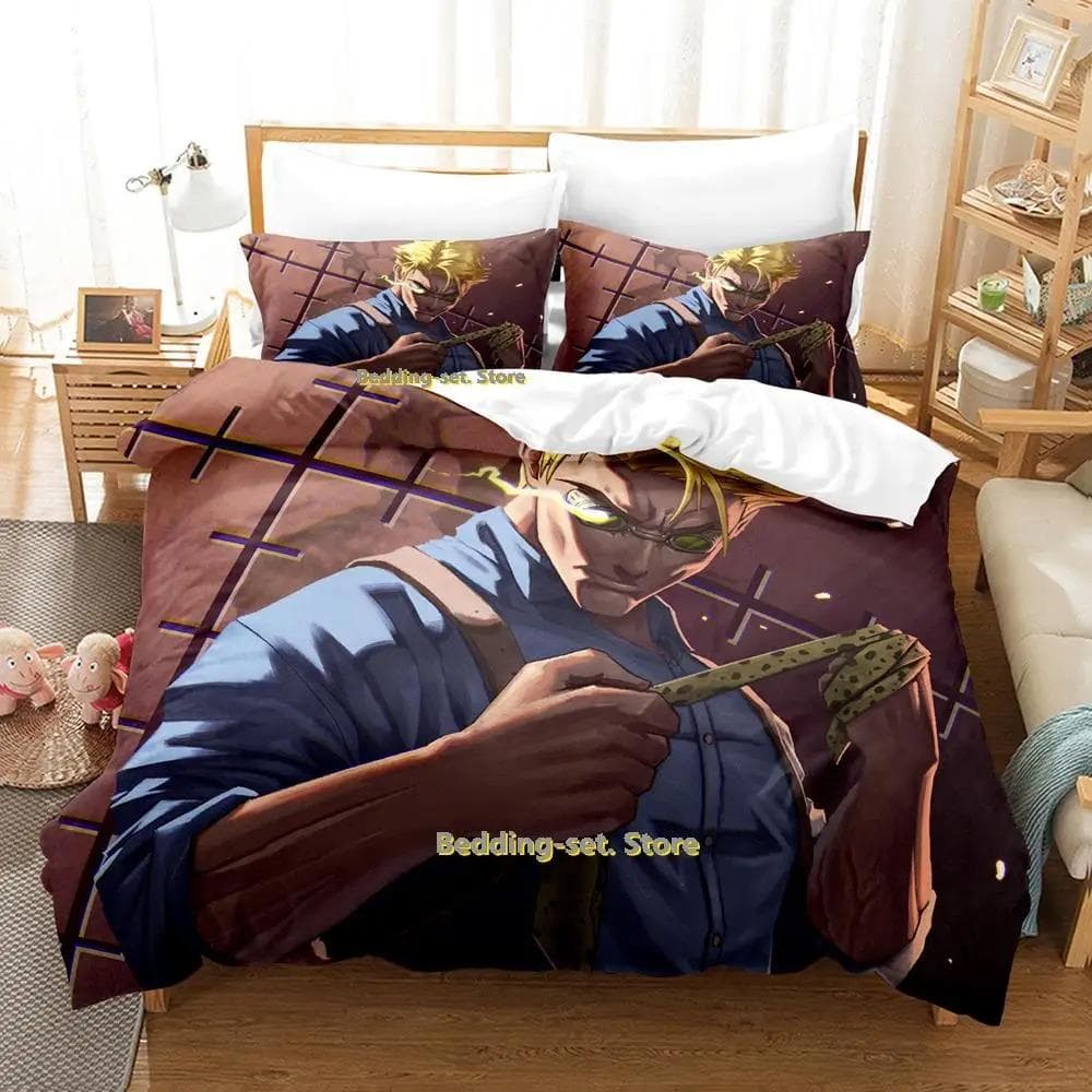 Jujutsu Kaisen Kento Nanami Bedding Set Single Twin Full Queen King Size Bed Set Adult Kid Bedroom Duvetcover Sets Anime 70x133cm 2pcs