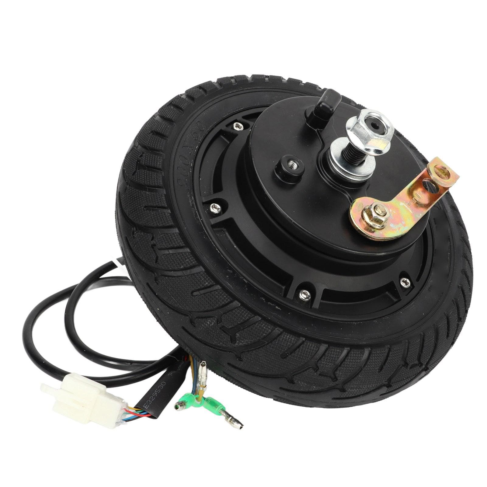Electric Scooter Hub Motor Kit 350W 8 Inch Motor Wheel Brushless Controller LCD Throttle with Lock