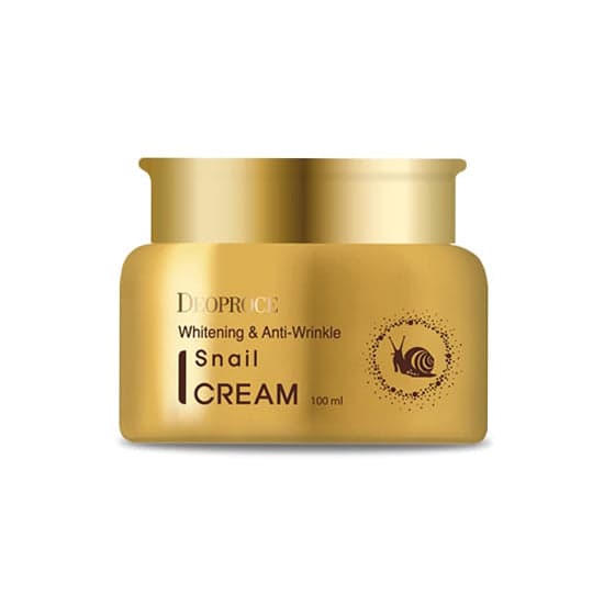 Deoproce Whitening and Anti-wrinkle Snail Cream 100ml*1Pc/2Pcs/4Pcs 1Pc