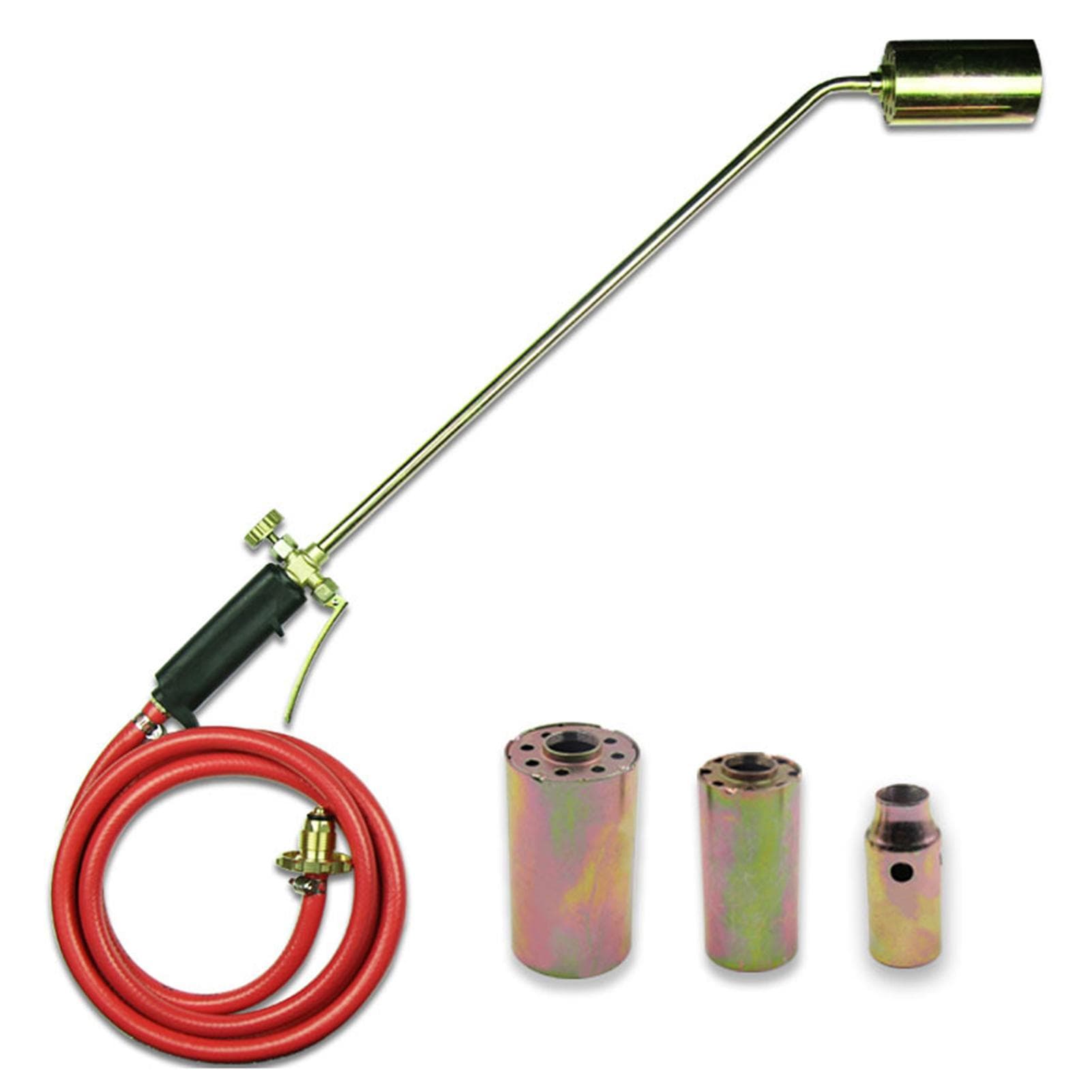 Propane Torch Head for Weed Removal Heating Thawing Waterproofing Ice Melting Hair Removal red