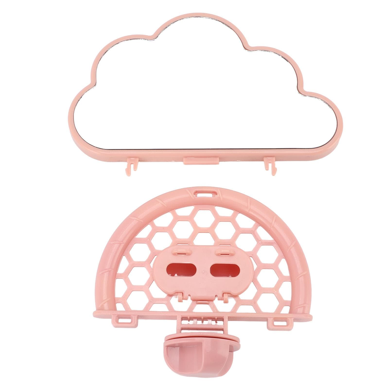 Bird Mirror with Perch Stand Multifunctional Interactive Stylish Look Sturdy Structure Bird Cage