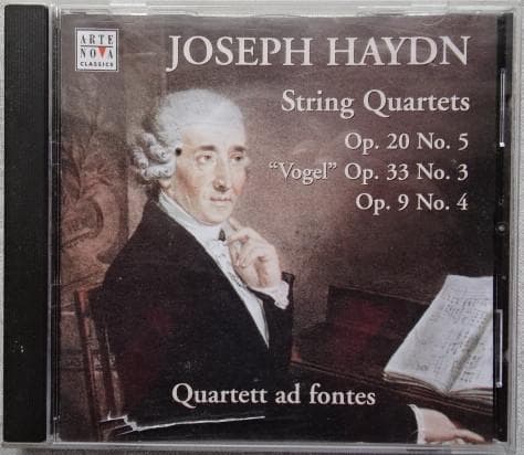 CD HAYDN; QUARTETTE AD FONTES - String Quartets 74321776362 Arte Nova Class Europe Classical Used