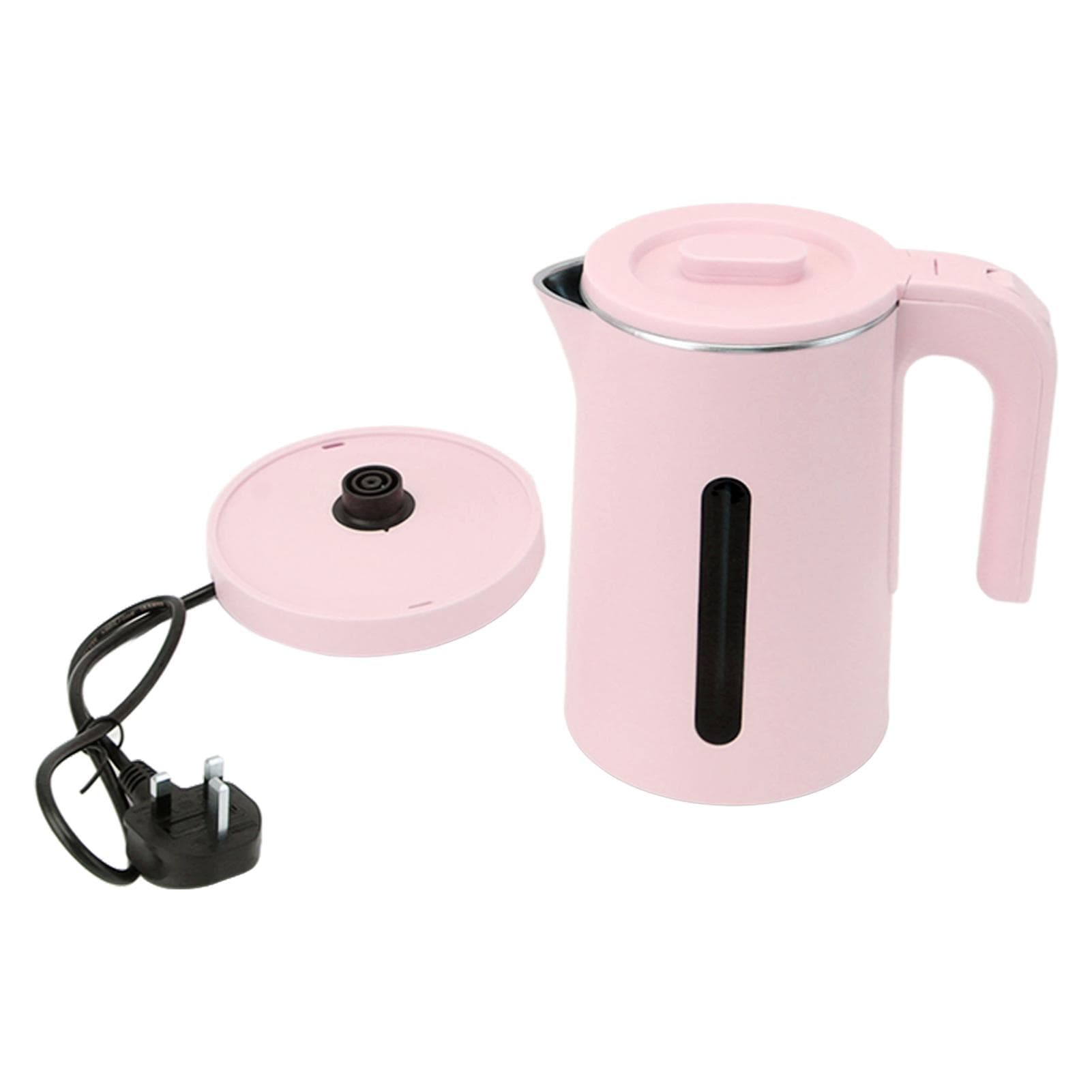Stainless Steel Electric Kettle Double Layers 2000W 2L Auto Off Free From BPA Hot Water Kettle for pink