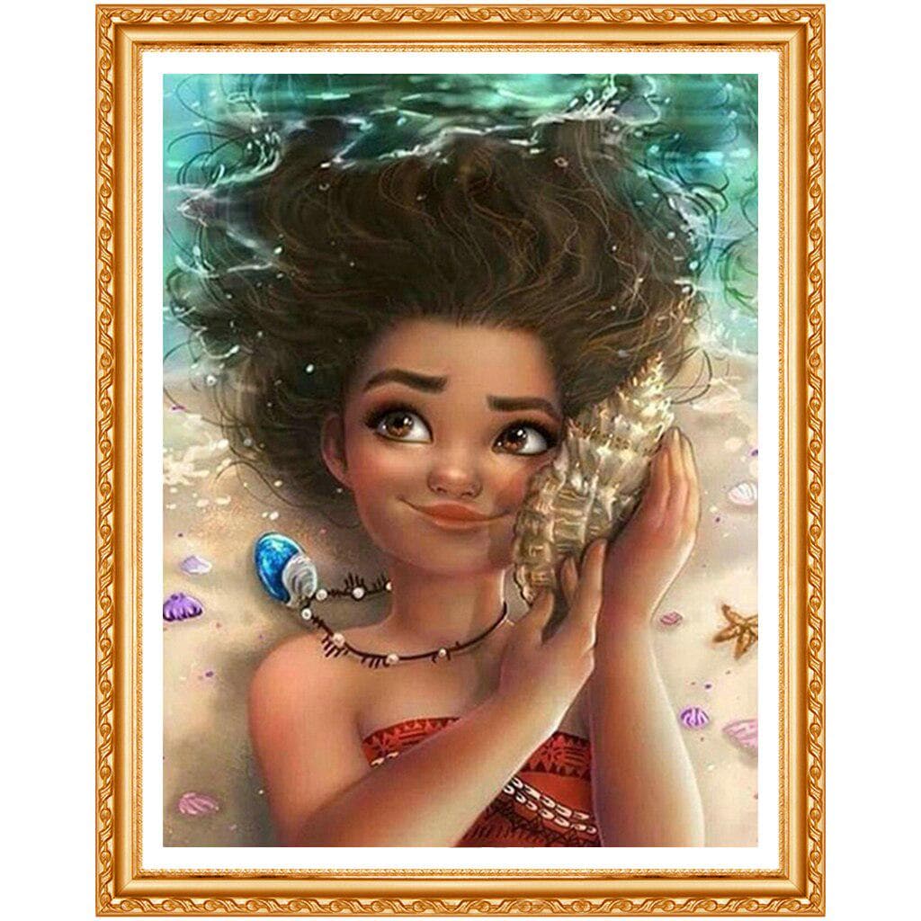 Full Diamond Painting Cartoon Diamond Embroidery Diy Diamond Rhinestones Picture Needle Arts Craft 20X30CM