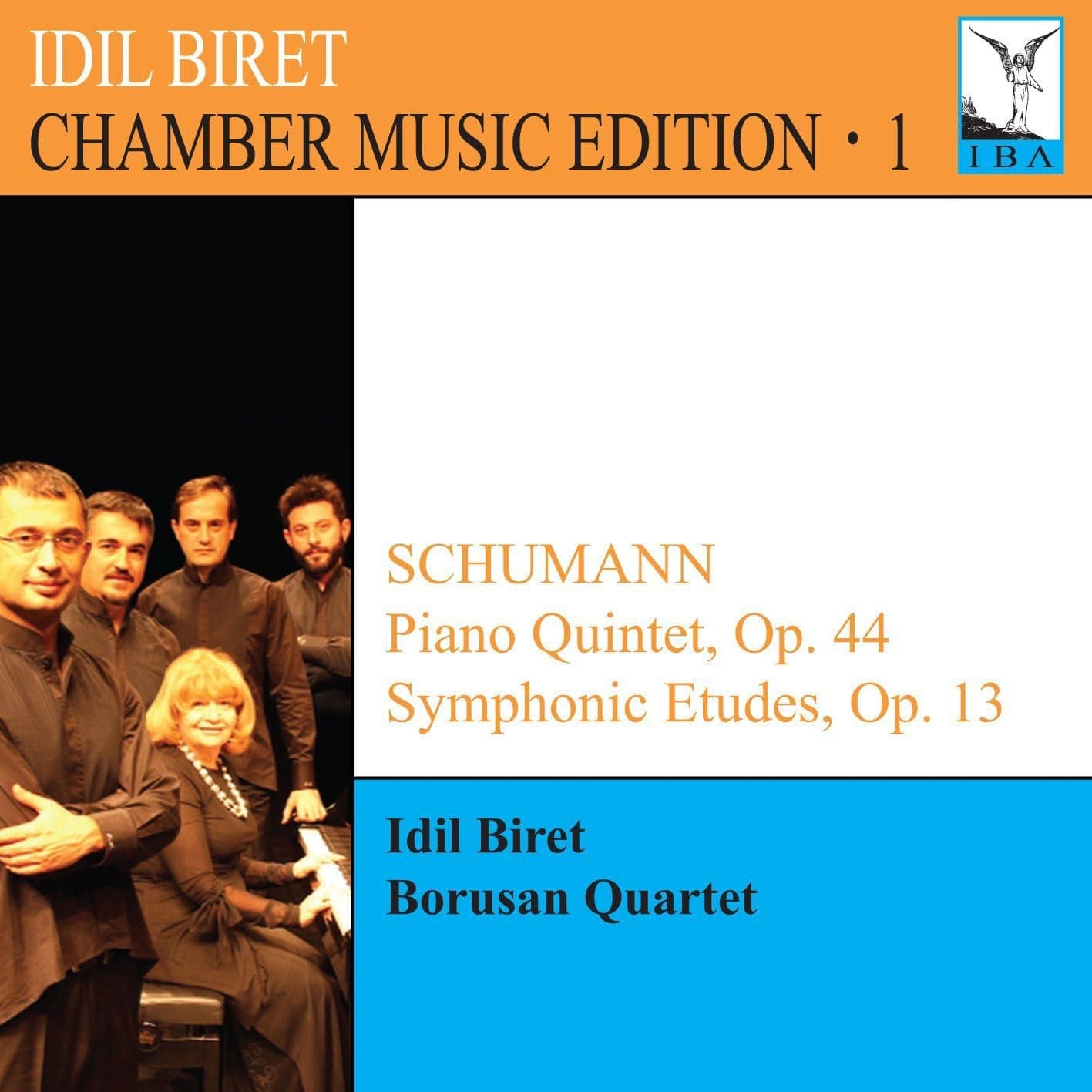 CD SCHUMANN, BIRET, BORUSAN QRT - QNT for Pno & STRS Op. 44 & Symphni 8571305 Non Japan ObiClassical Used