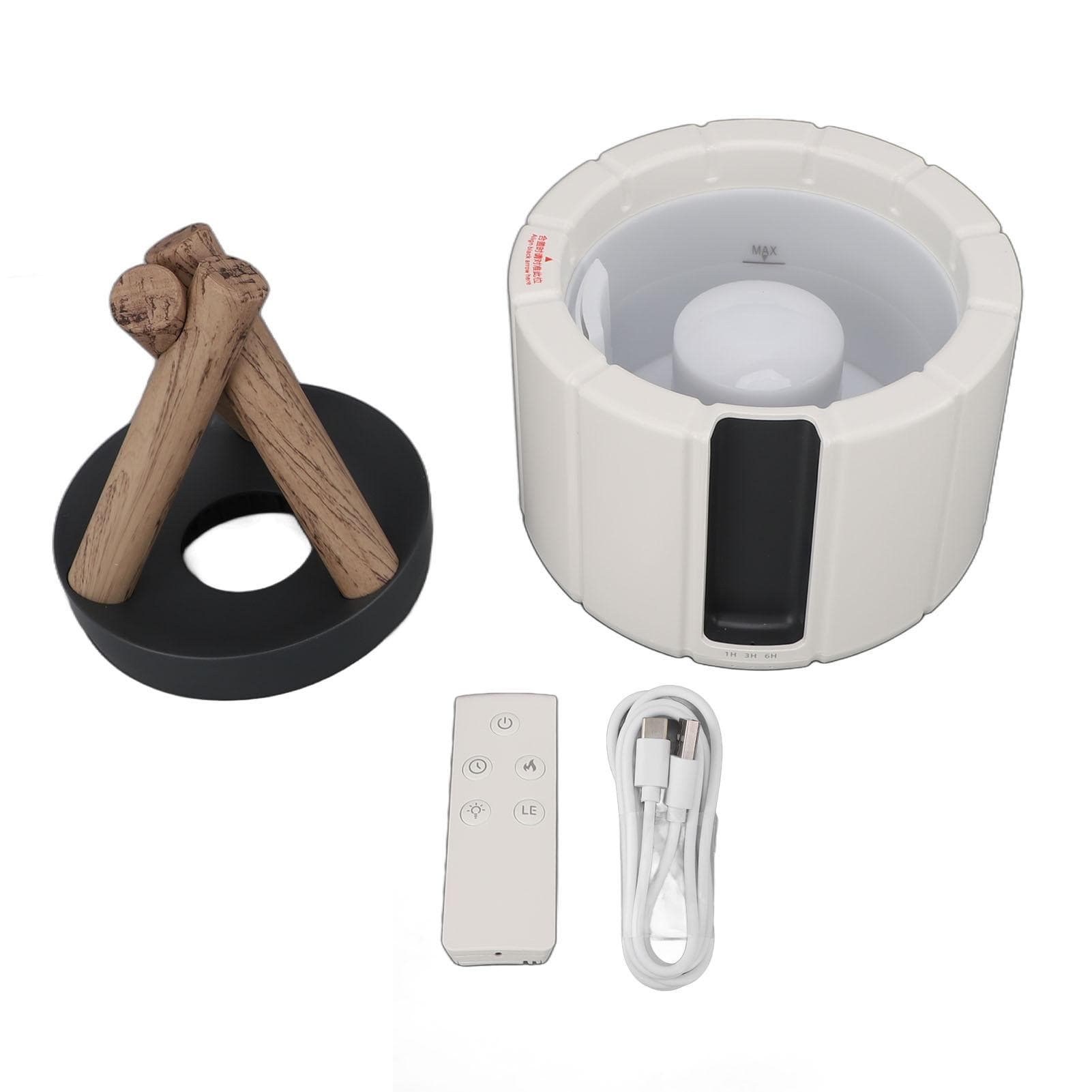 Flame Air Aroma Diffuser Humidifier 5W 250ml DC5V 1A Silent Flame Essential Oil Diffuser for Shop Single Fire