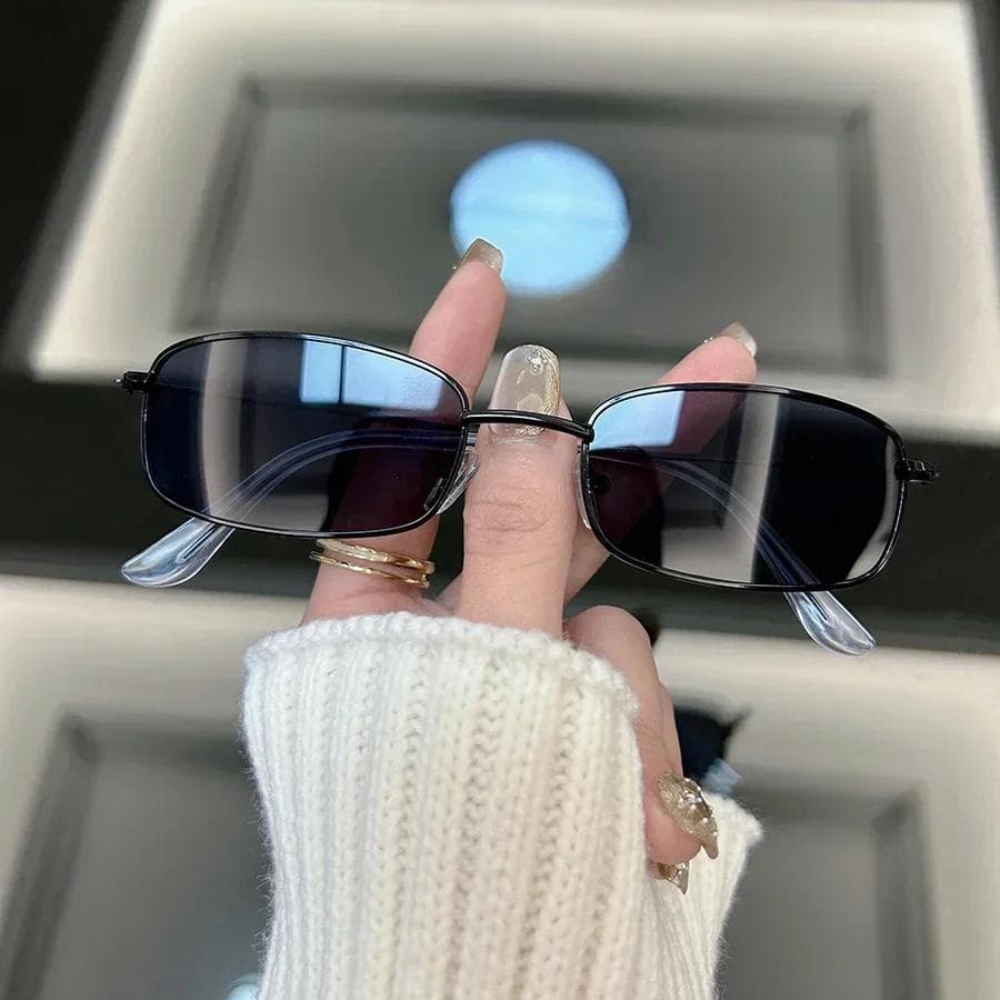 Retro Cat Eye Sunglasses Women Men Vintage Square Small Frame Fashion Oculos Casual Unisex Glasses Other