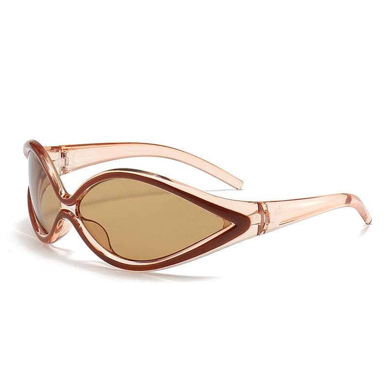 KAMMPT Y2k Cat Eye Sunglasses UV400 Protection Punk Fashion for Women Men Trendy Designer Shades without case
