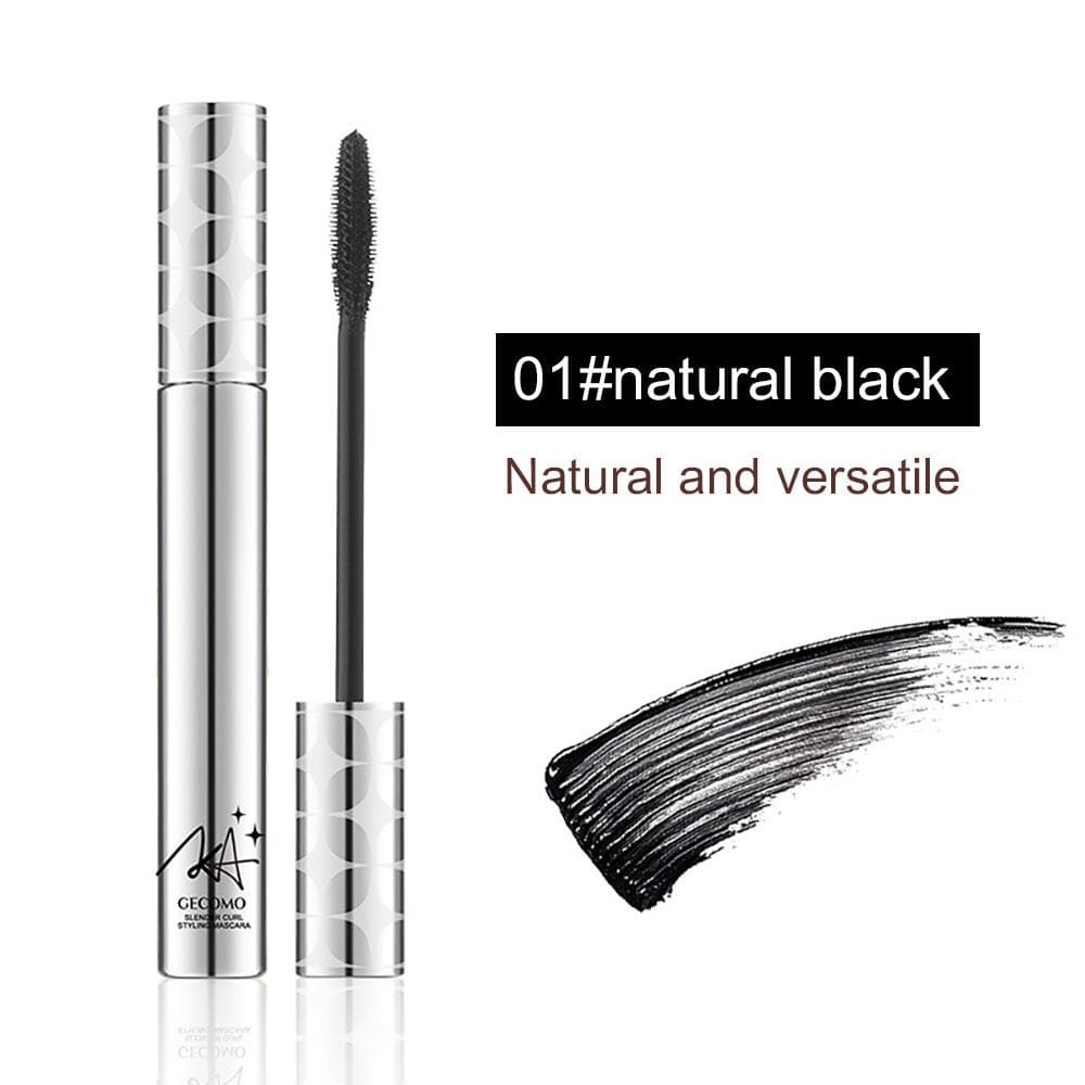 GECOMO Waterproof Mascara, Long Lasting Curling Thick Slender Eyelashes, Eye Makeup Mascara
