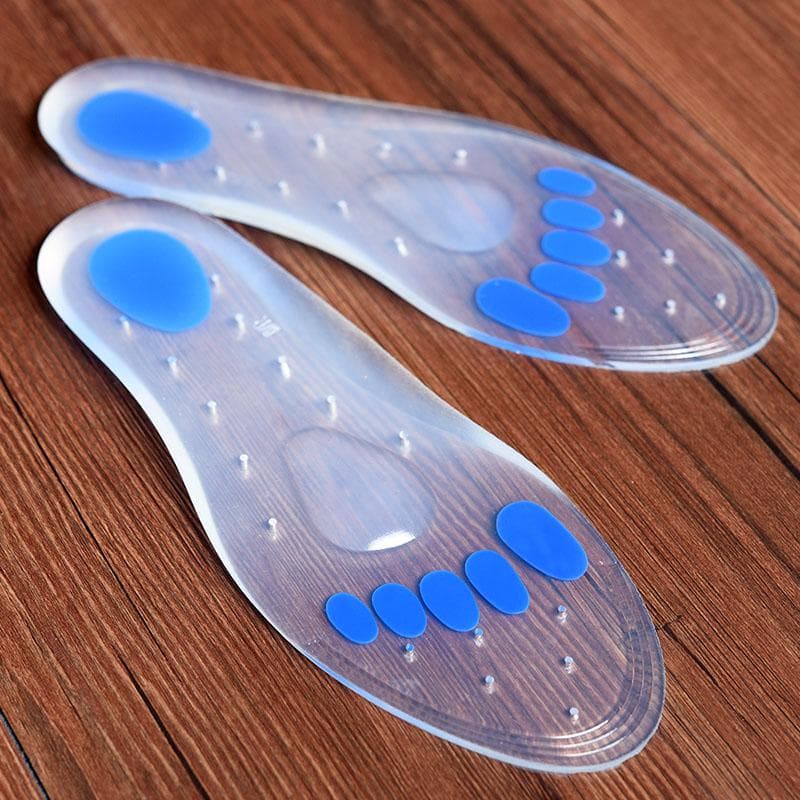 Silicone Gel Insoles for Plantar Fasciitis Treatment Heel Pain Foot Care Arch Support Orthotic Insert Shoes Pads EU 38-39