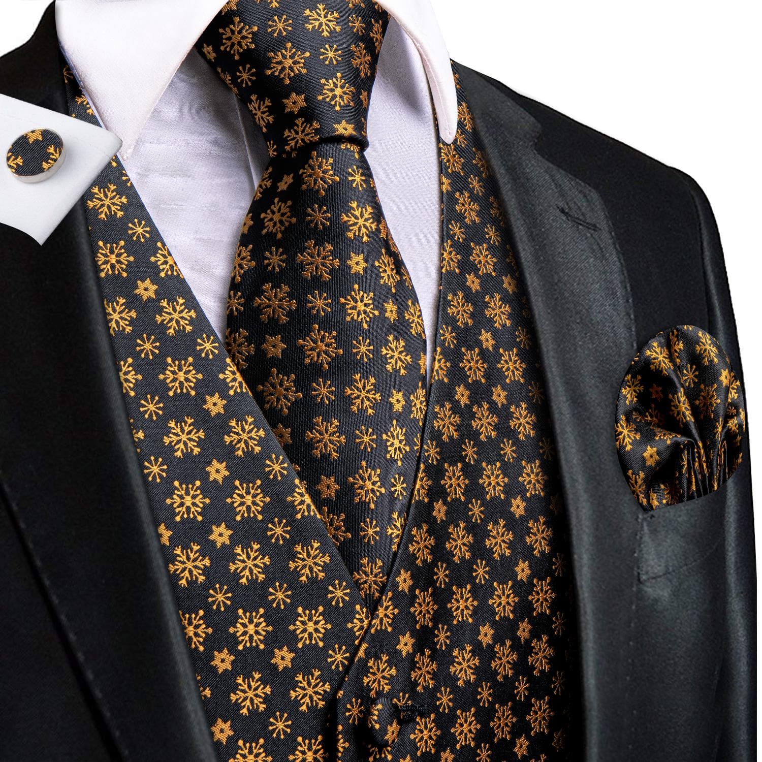50 Colors Mens Vest Sleeveless V-Neck Pockets Waistcoat Tie Set Wedding Casual 2XL