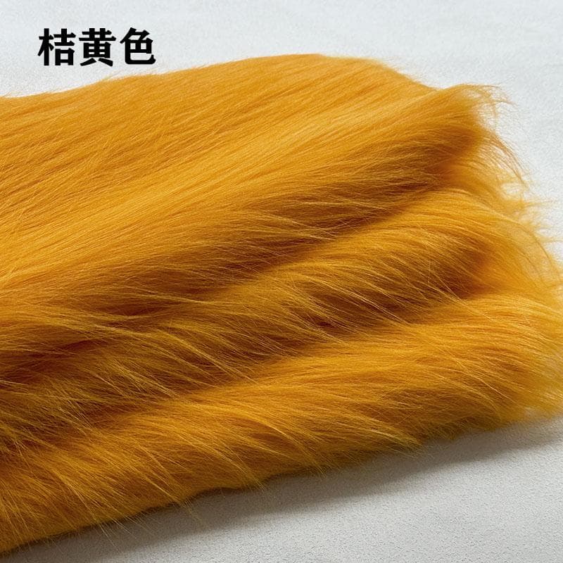 100x180cm Long Faux Fur Fabric Carpet Clothes Doll Plush Stuffed Toy for Needlework DIY Handmade Sewing Accessories 100x180cm