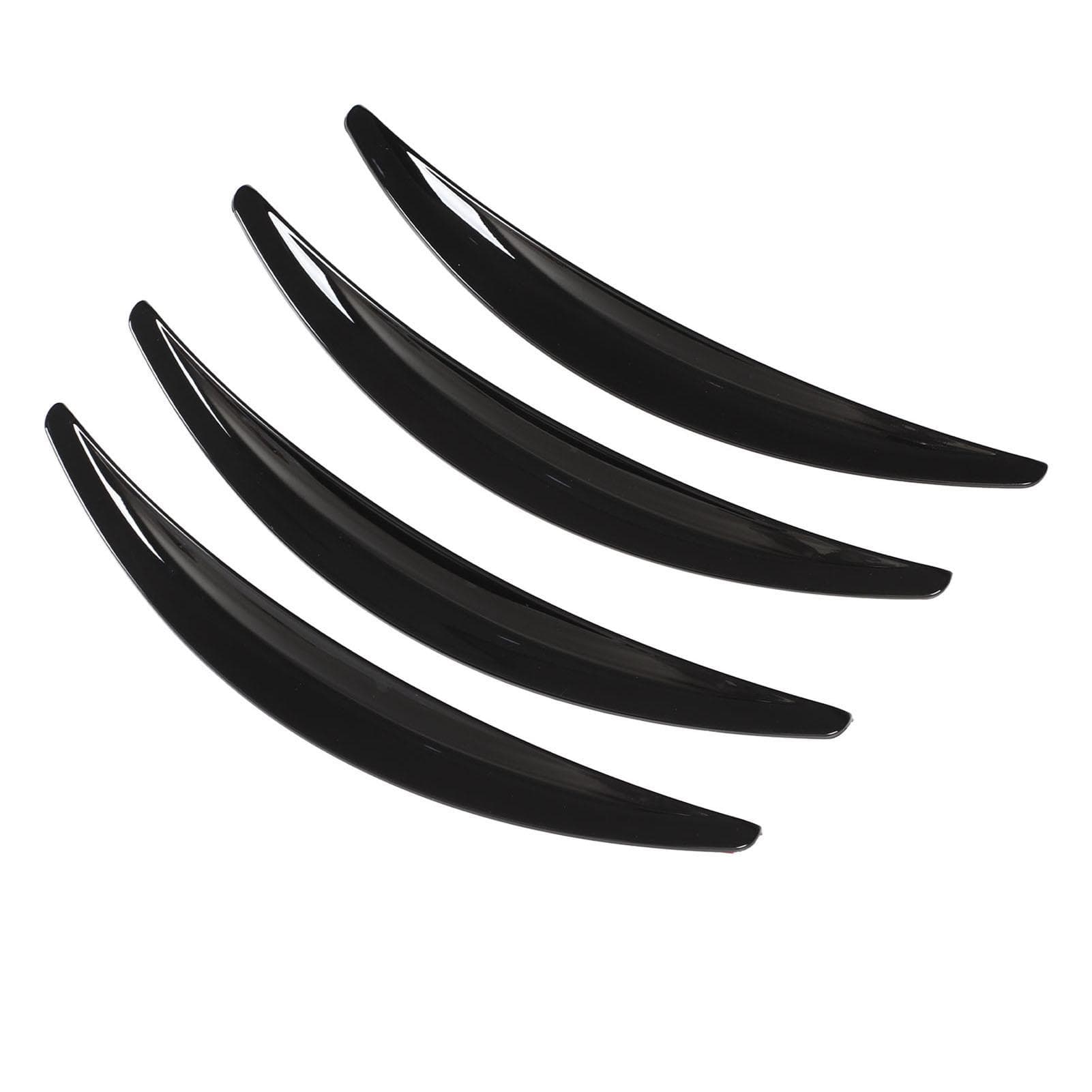 4PCS Wheel Fender Flares Smooth Surface Scratch Resistant Replacement For Tesla Model 3 2017?2022 black