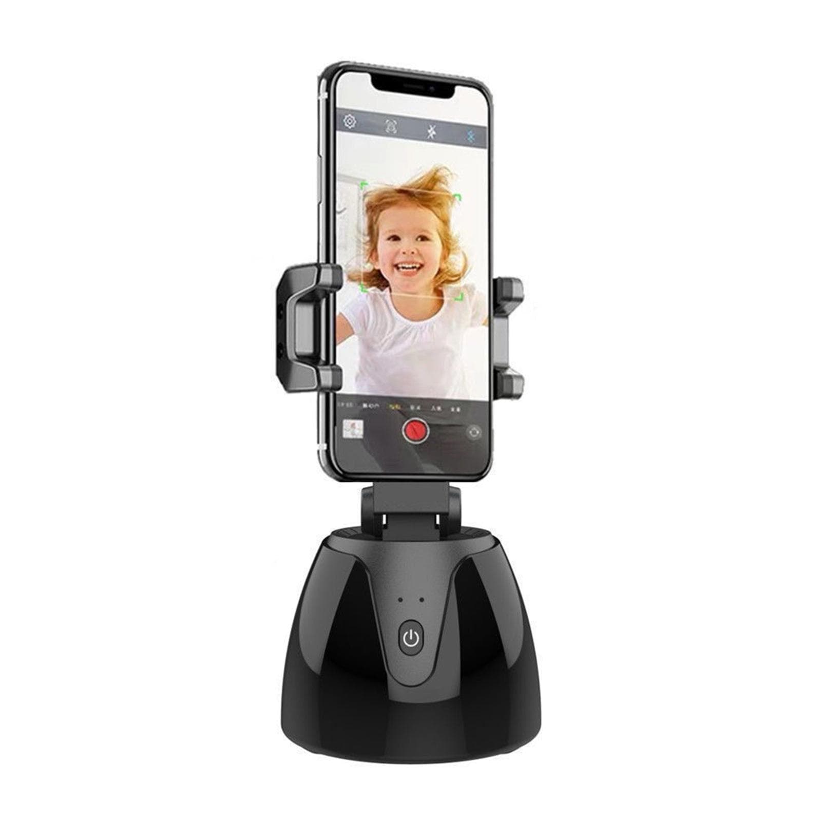 360 degrees Object Tracking Holder Selfie Stick 360 degrees Rotation Auto Face Object Tracking Release Your Hands Battery Type