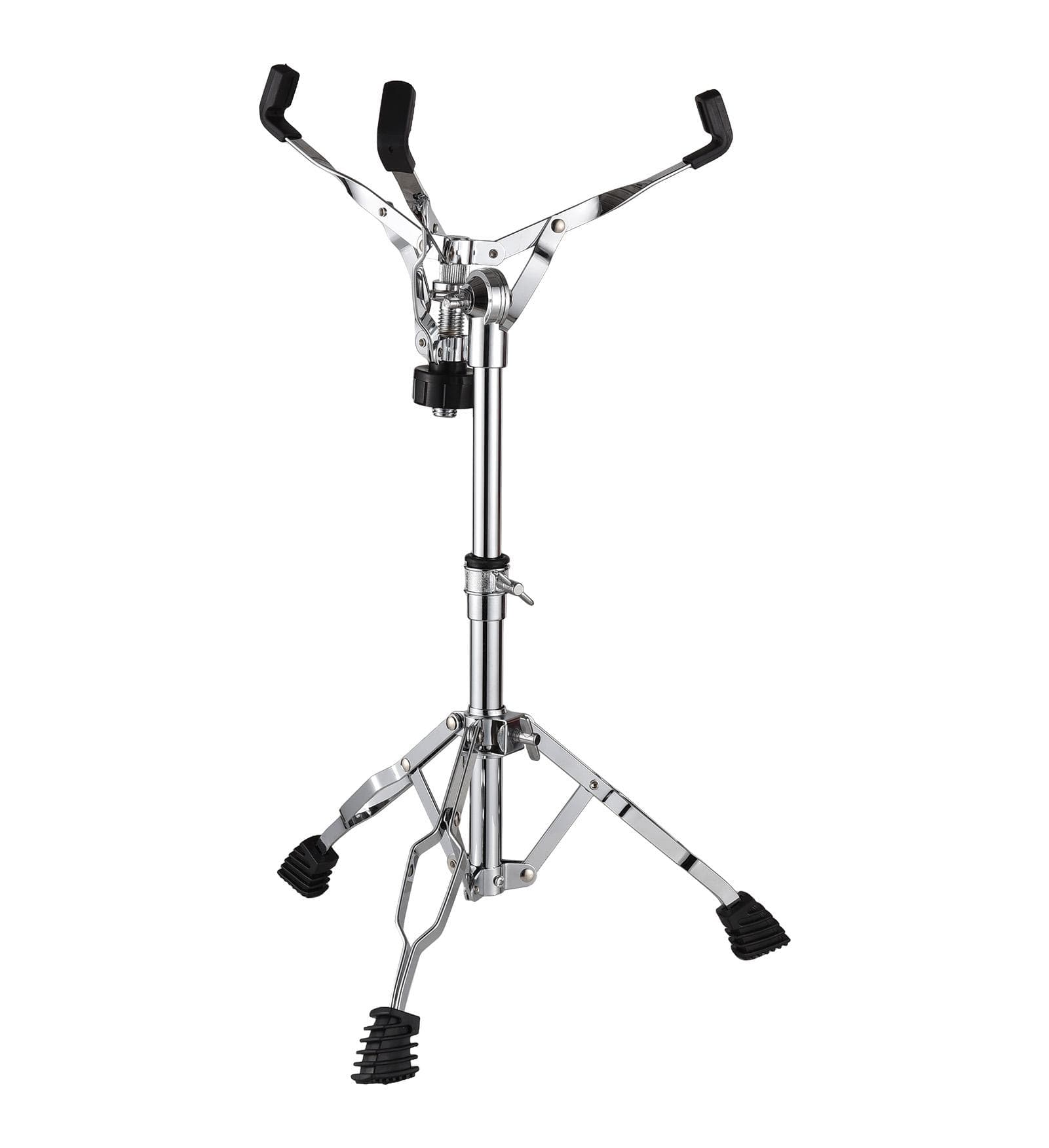 Snare Drum Stand Foldable Detachable Bracket 22mm Pipe Diameter Adjustable Height Tripod Snare silver
