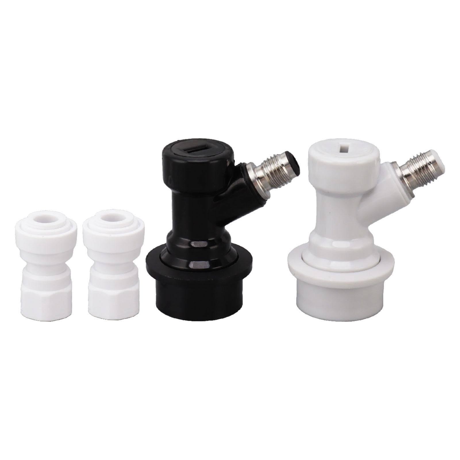 Ball Lock Disconnect Kit Beer Keg Liquid Dispenser Push in Fitting Quick Joint Connector for Beer