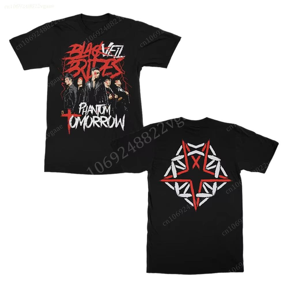 Summer Black Veil Brides T Shirt Men Cotton Women Vintage Short Sleeve Kids Tee Shirt Oversized Tops S