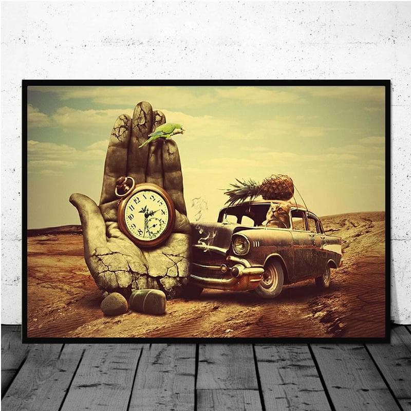 Famous Surrealism By Salvador Dali Canvas Paintings Abstract Posters and Prints Wall Art Pictures for Living Room Decoration No Frame 40*60cm