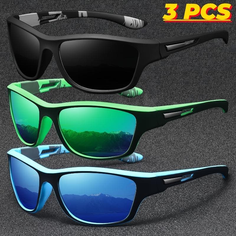 3pcs Vintage Style Fashion Glasses Unisex Wraparound Design Affordable Set for Everyday Casual Wear