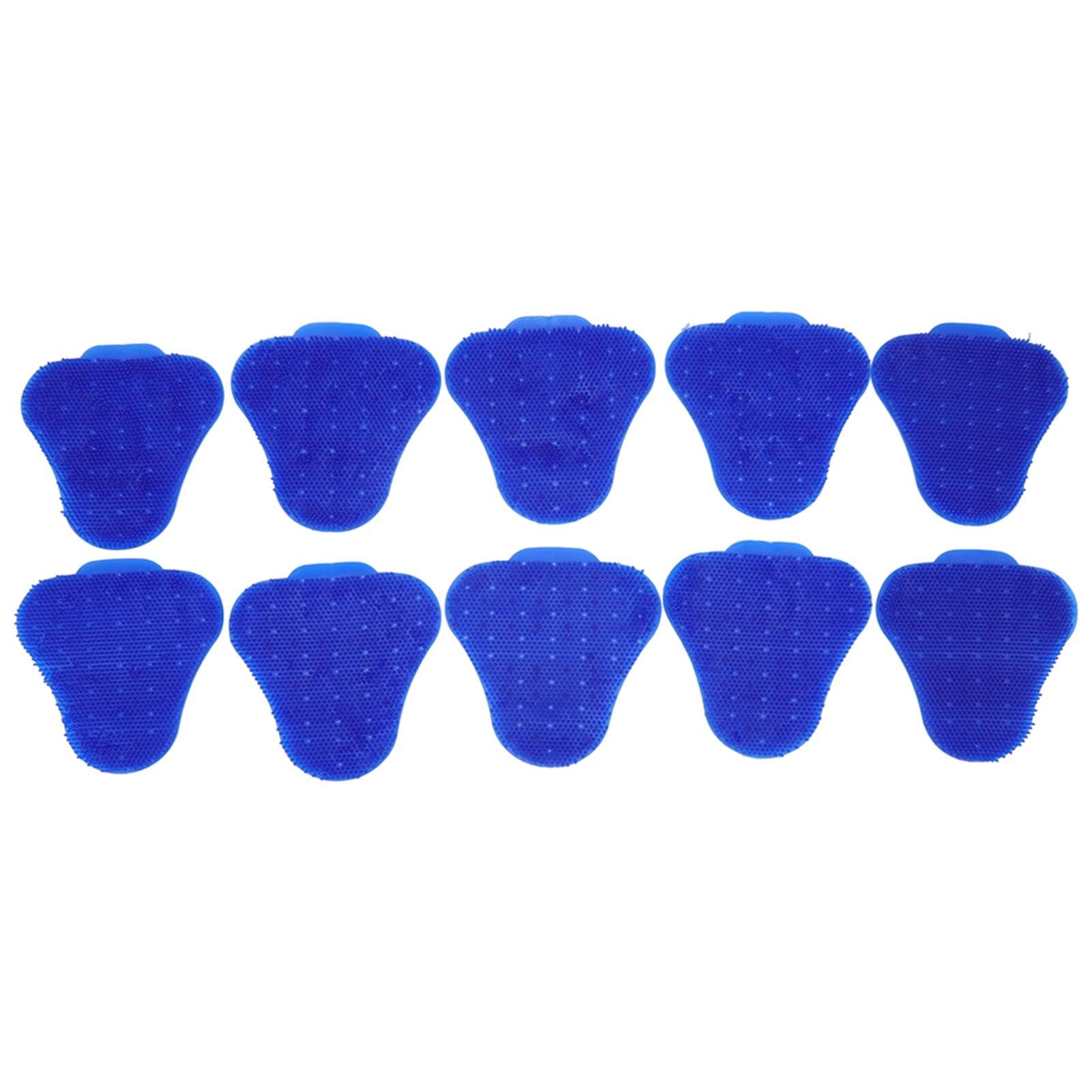 10pcs Urinal Screen Deodorizers Triangle Anti Splash Deodorizer Scented Urinal Screen Mat for blue