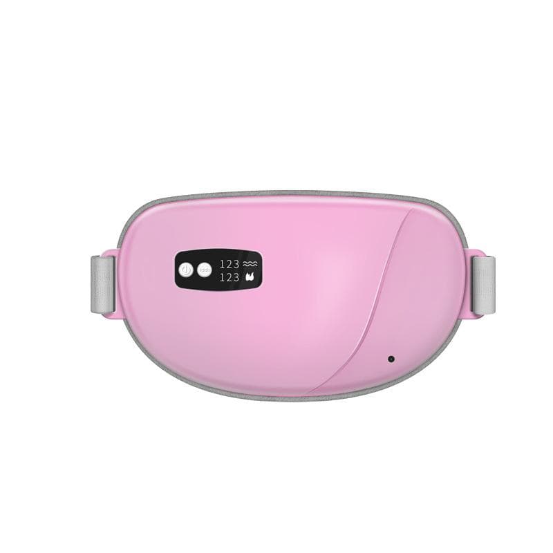 New Palace Warming Belt, Palace Warming Treasure, Charging Female Aunt, Hot Compress, Waist Protection, Heating Vibration Gift, Gift, Warm Instrument N131 pink