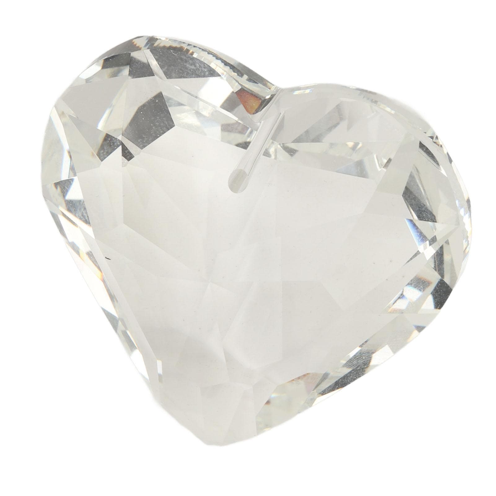 Heart Prism Ornaments Exquisite Polished Surface Hanging Heart Suncatcher Prism Pendant for transparent