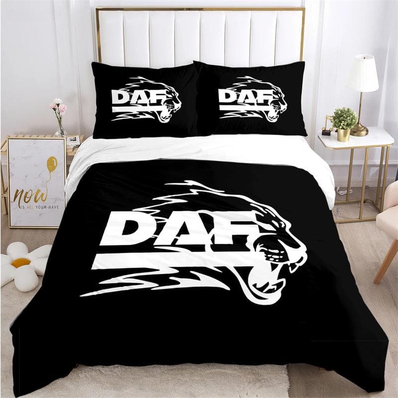 DAF Truck Casal Bedding Se Duvet Cover Set with Pillowcase Home Textile Twin Full Queen King Children's Gift 135X200cm-2pcs