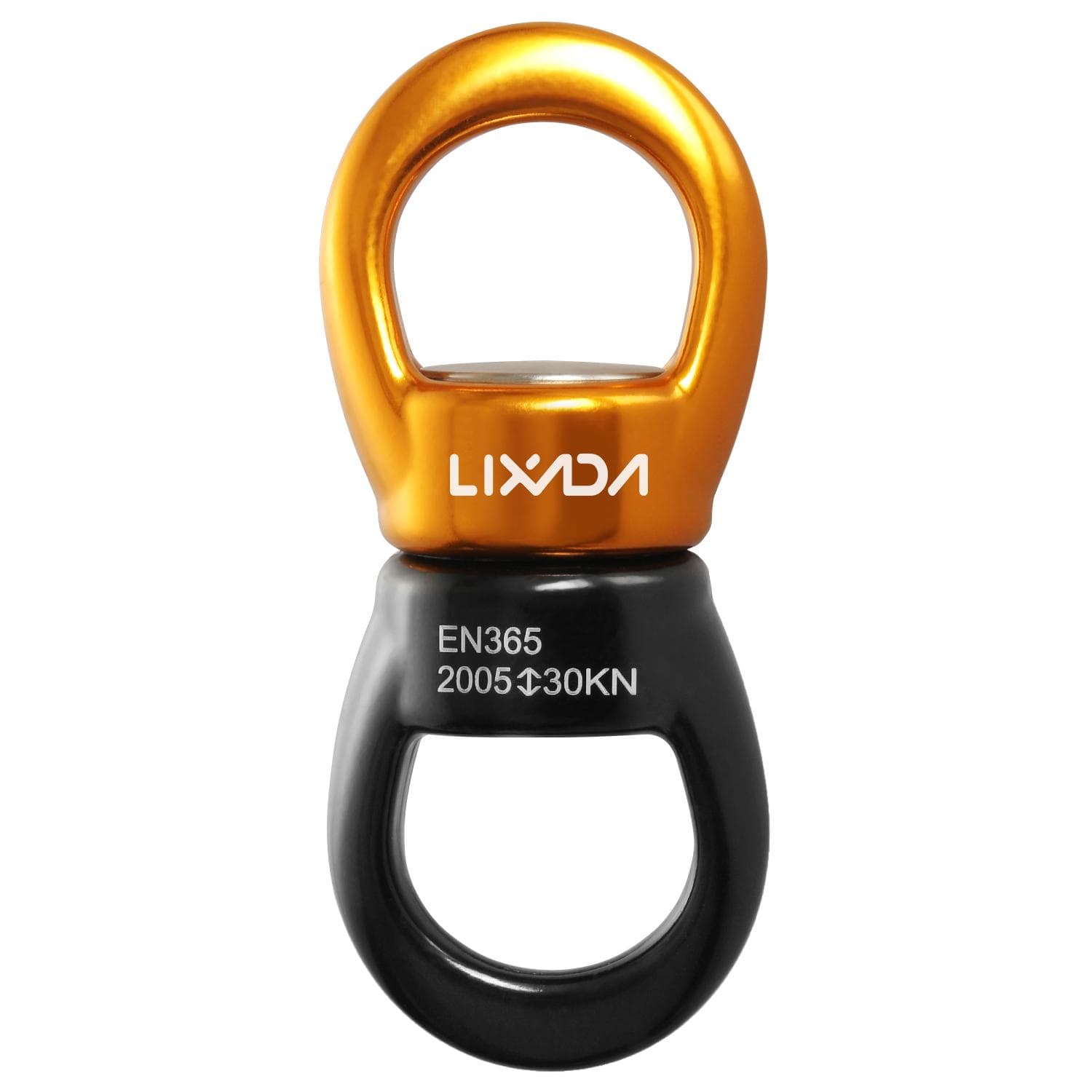 Lixada Swing Swivel 30kN Safest Rotational Device Swing Spinner Carabiner Swivel Climbing Rope gold