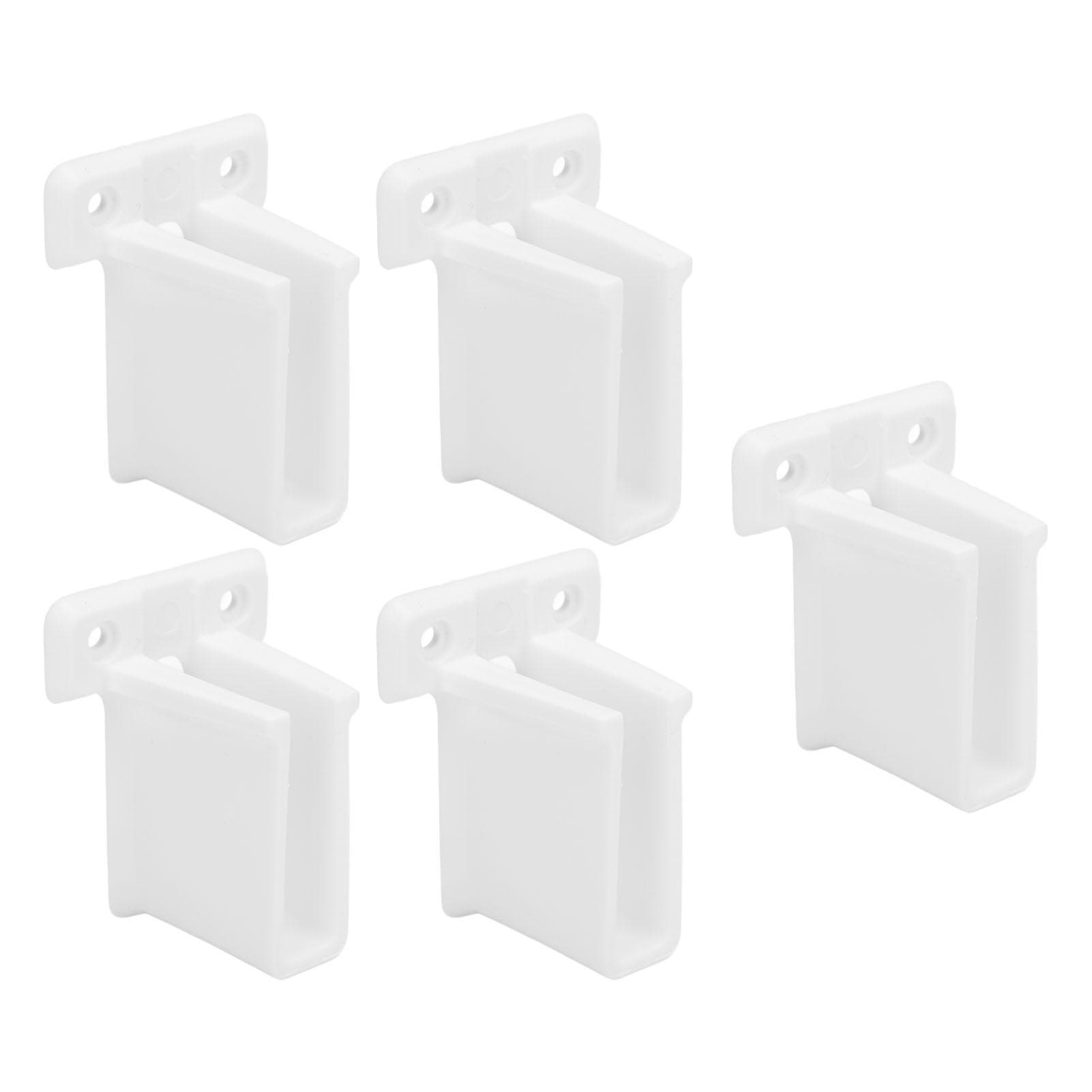 10 Set Wire Shelf End Bracket ABS Heavy Duty Wire Shelving Support Bracket for Cabinets Wardrobes