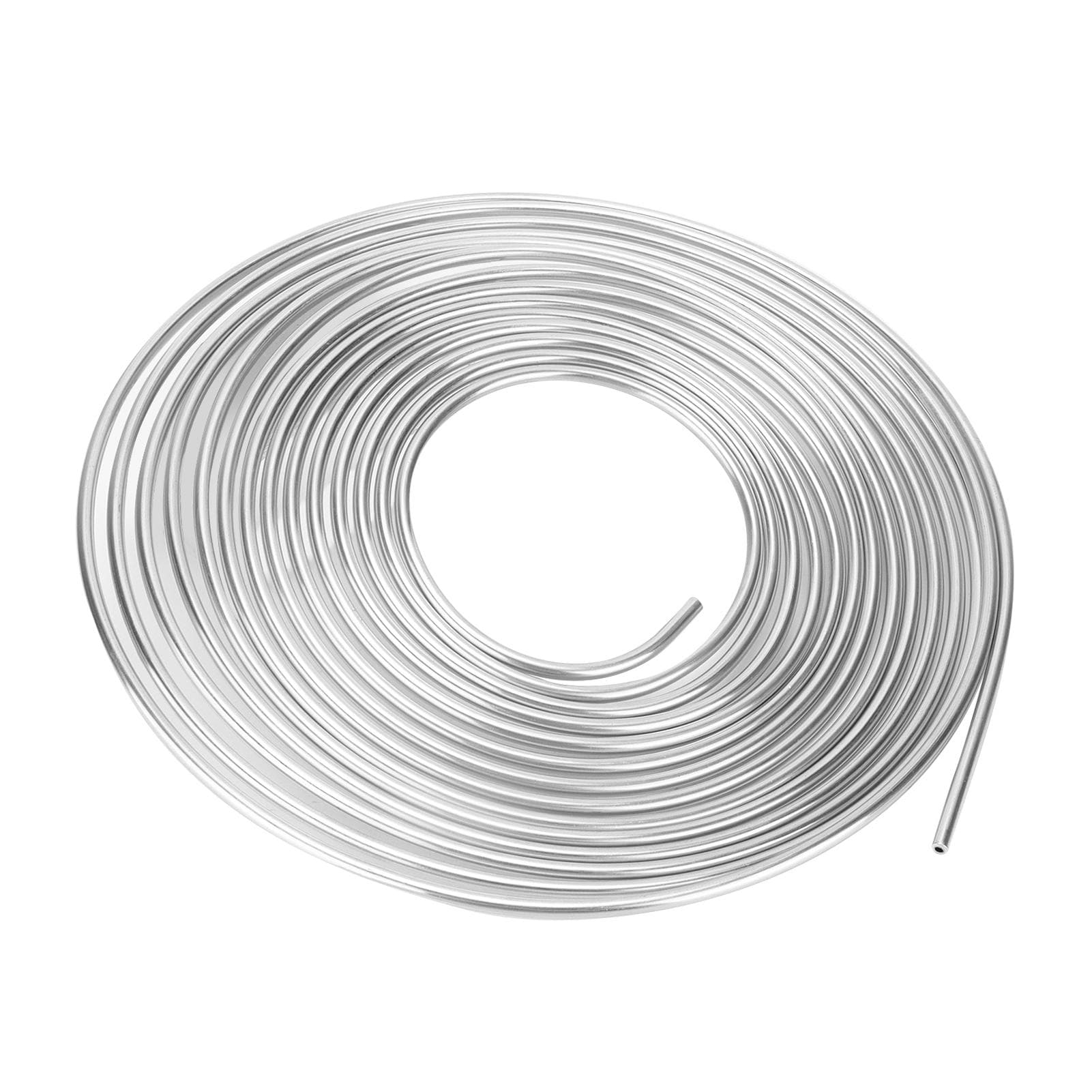 25ft Brake Line Tubing Copper Nickel Plated 316in OD Coil Roll for Hydraulic Braking Fuel