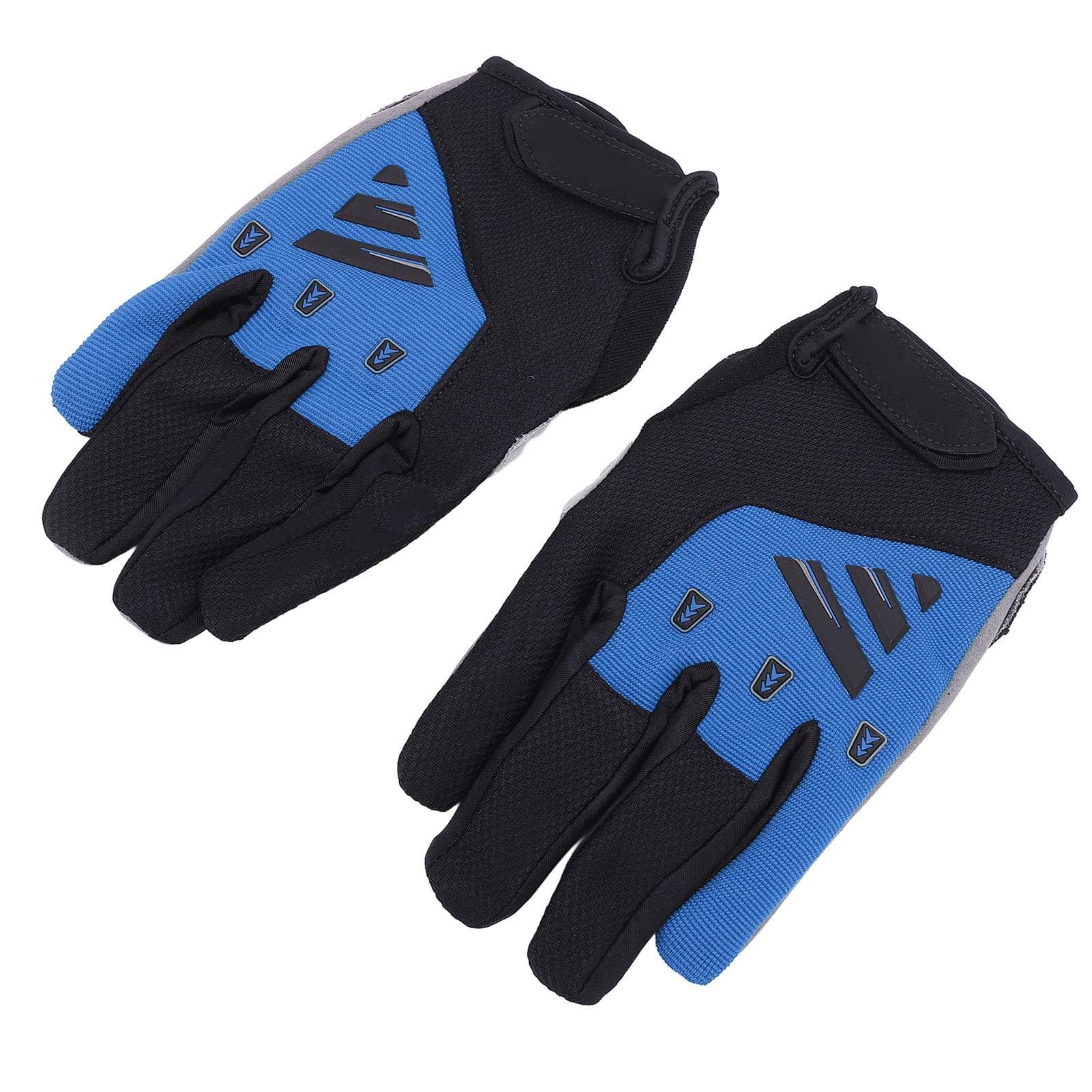 Pair of Riding Gloves Shock Absorbing Touchscreen Fingertips Full Finger Mountain Cycling Gloves L
