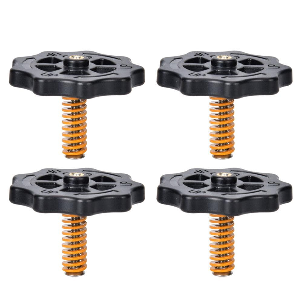 KOONOVO 3D Printer Hot Bed Leveling Kit M4 Hand Twisted Nuts Spring Screw
