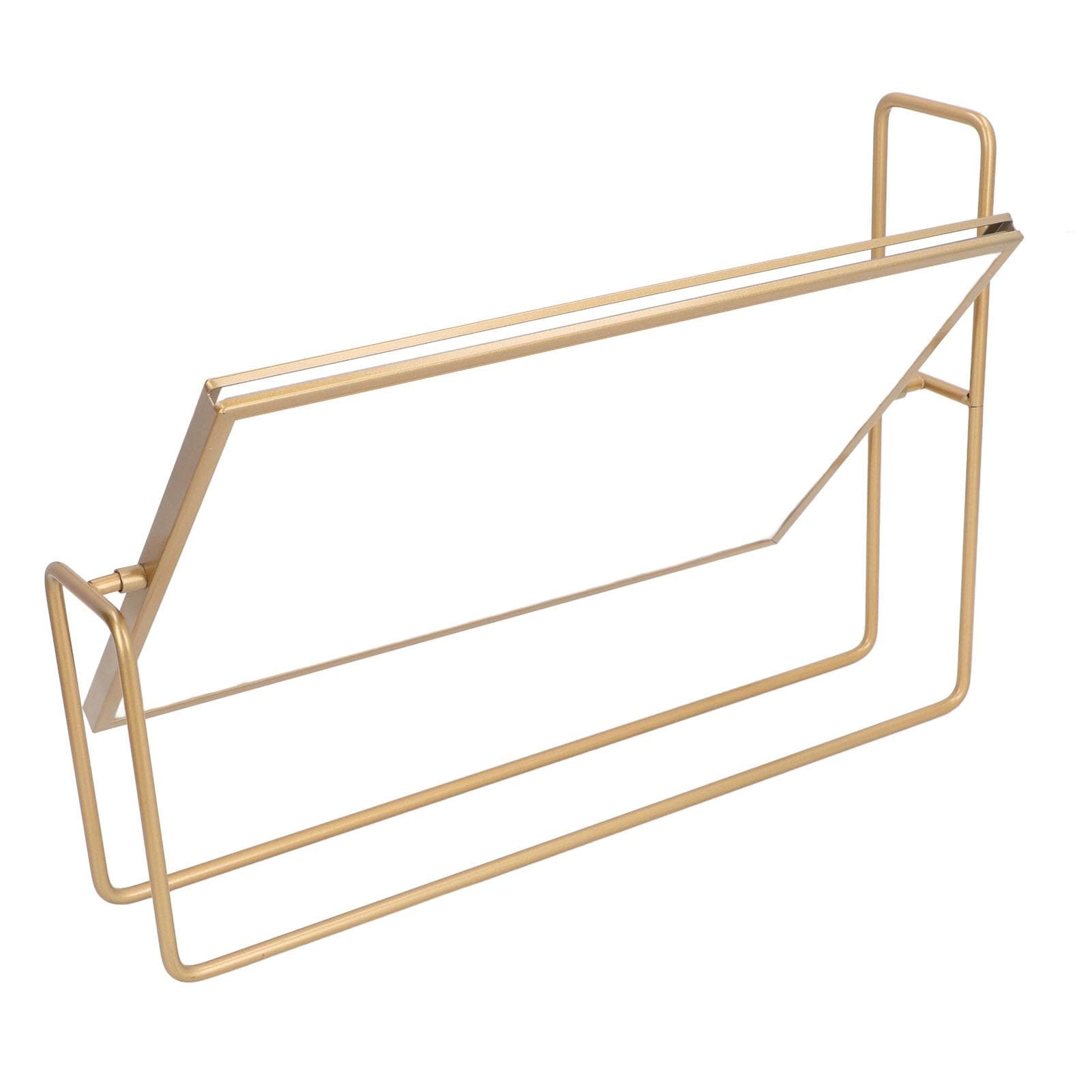 Gold Floating Picture Frame Iron and PET Multifunctional 360 Degree Rotation Standing Float Picture