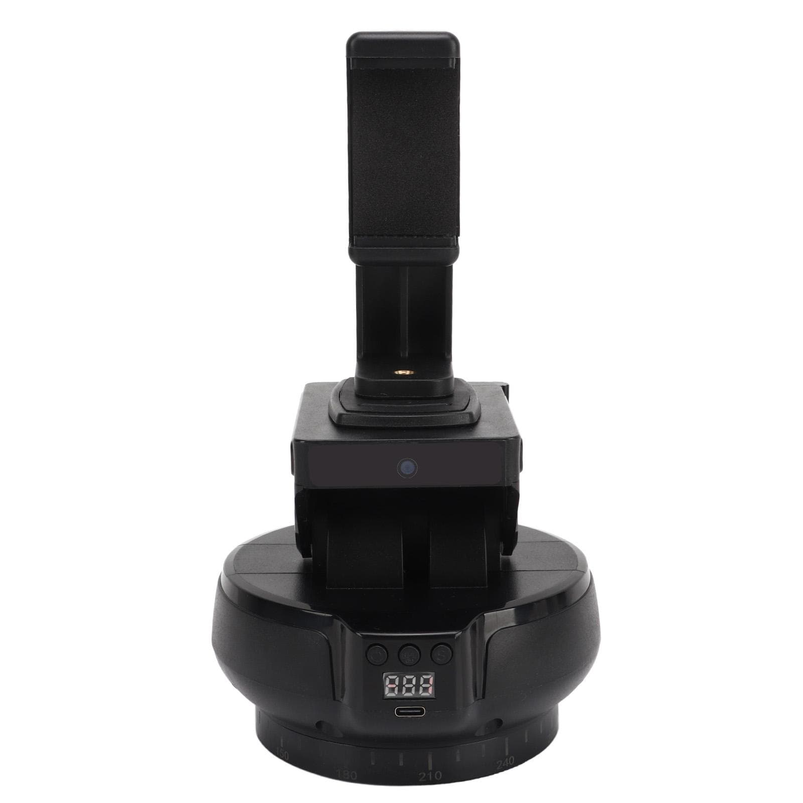 Wireless Remote Control Electric Tripod Head AI Face Tracking Rotating Panoramic Head Smartphone