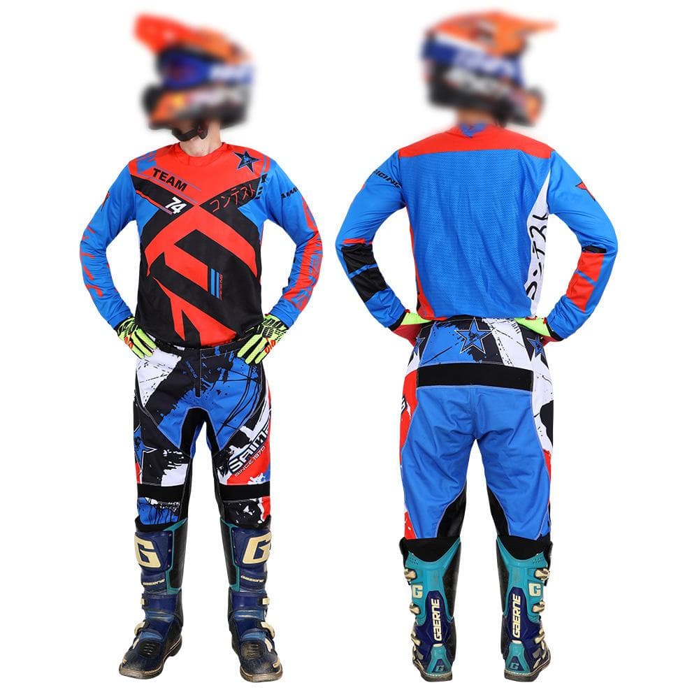 motocross gear set for kids 4 5 6 7 8 9 10 11 12 13 years Youth child Motorcycle boy girl Jersey Pant Kits racing suit Off-road Enduro MX MTB M-22