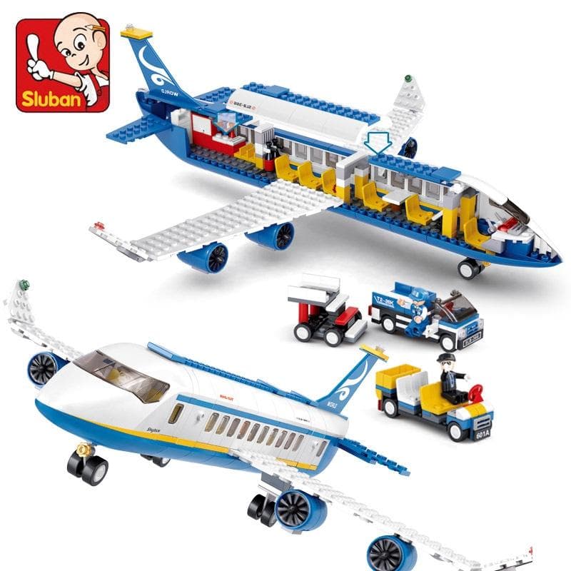 463 PCS AirBus Model Airplane Building Blocks Sets Children DIY Bricks Classic Toys