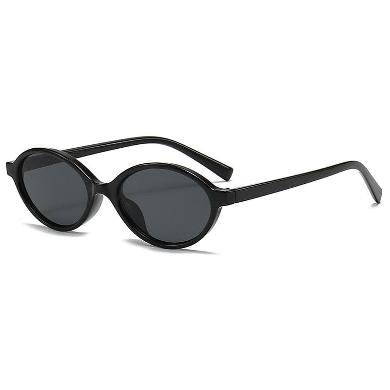 Fashion Small Oval Sunglasses Women Classic Vintage UV400 Protection Female Shades Stylish Sun Glasses as picture