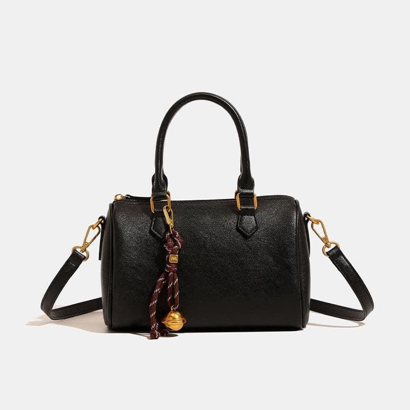 High Quality Boston Bag Women's High Quality Handbag Fashion Commuter Single Shoulder Crossbody Bag black