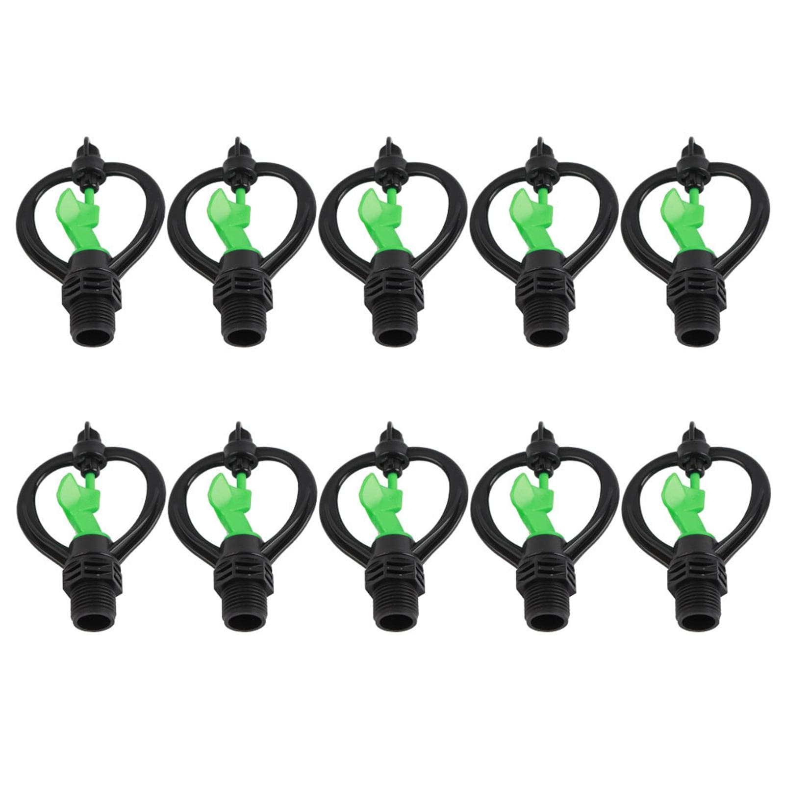10Pcs Plastic G1/2in Spray Sprinkler Butterflies Rain Shaped Nozzle Agricultural Irrigation