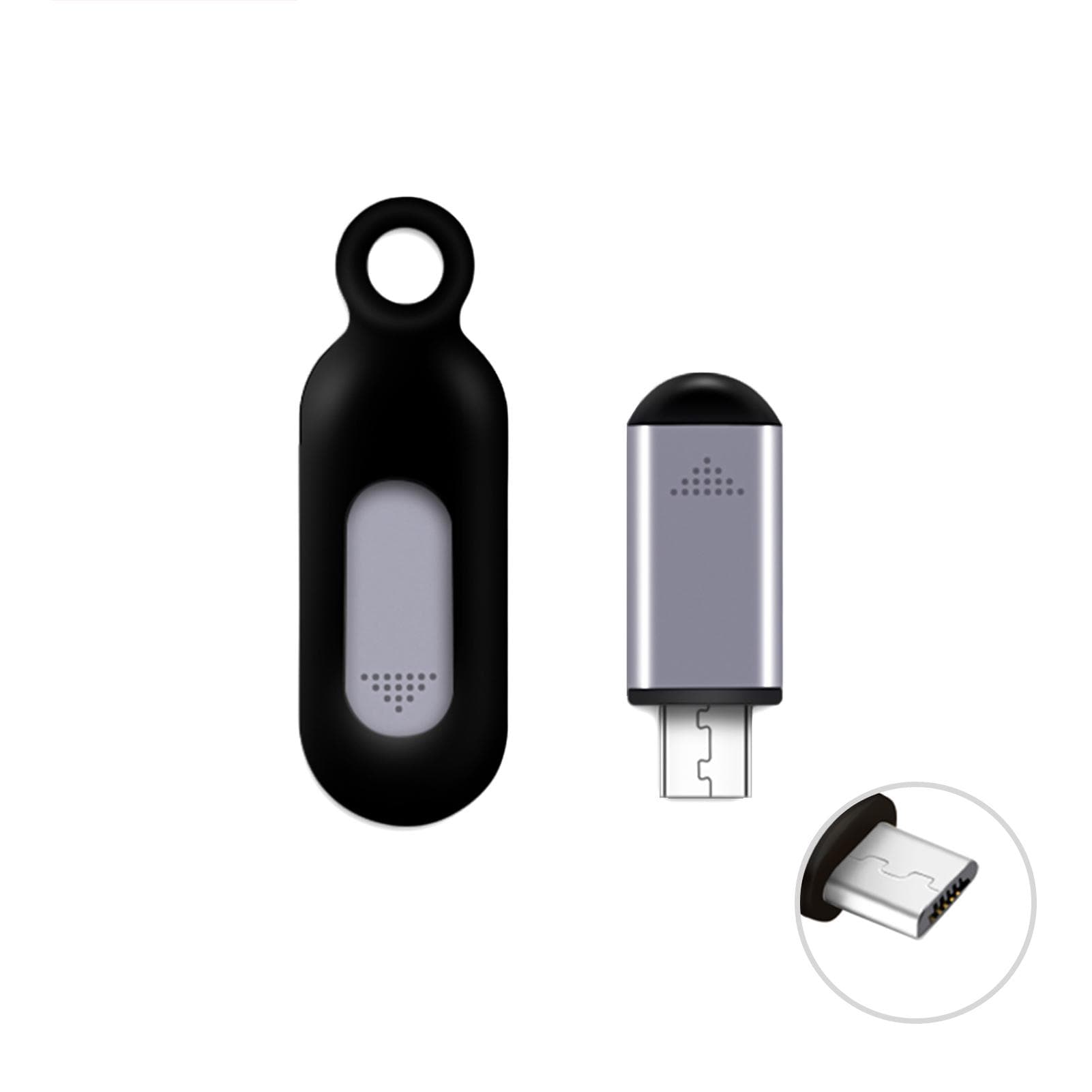 Wireless Smart Phone Infrared Transmitter Universal Mini Remote Controller with Type-C Connector Micro USB Connector grey