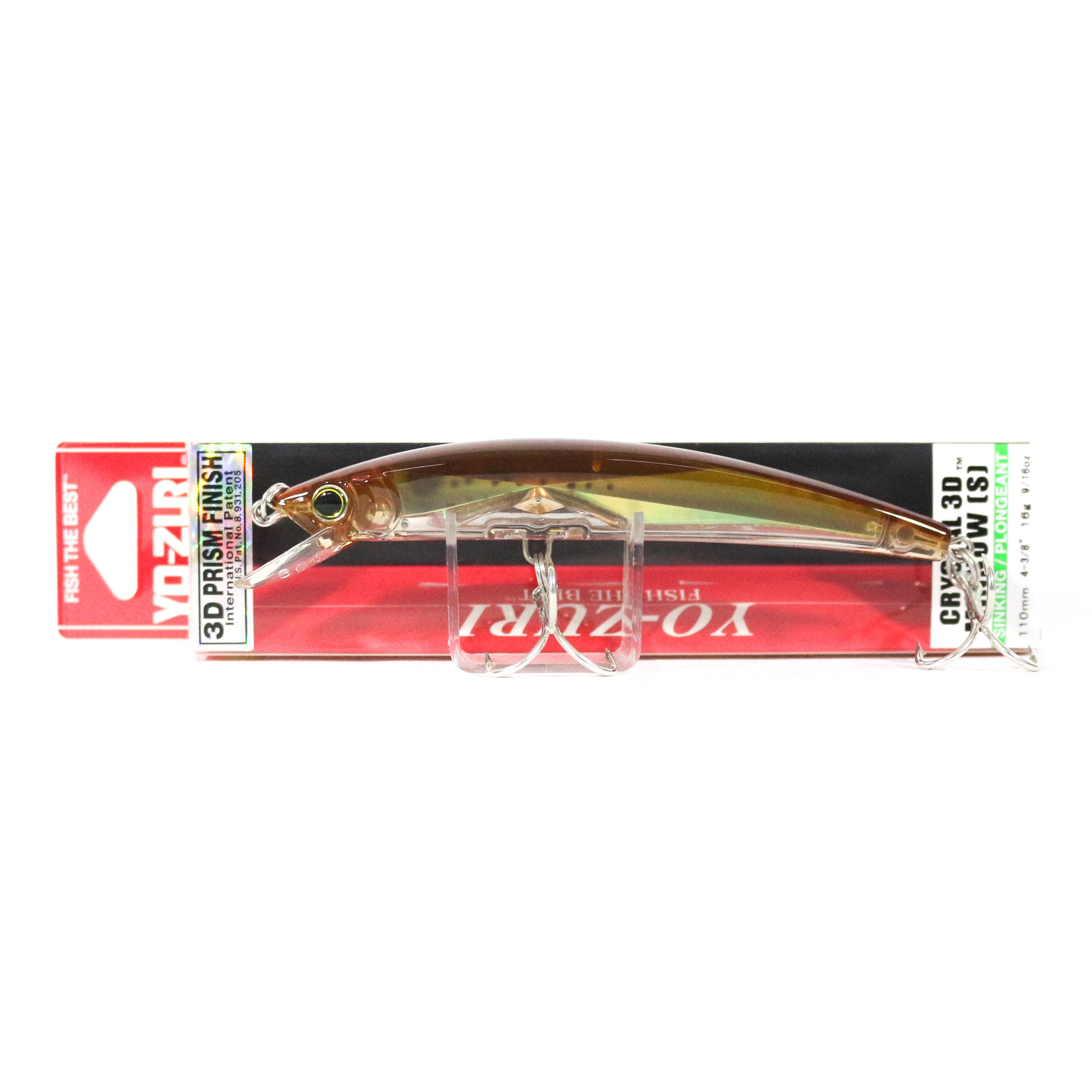 Yo Zuri 3D Crystal Minnow 110 mm Sinking Lure F1149-RBK (2121)