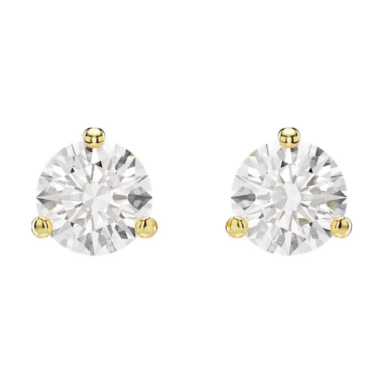 Swarovski Solitaire Logo Imitation Crystal Stud Earrings Unisex earrings White 5717575 F,White