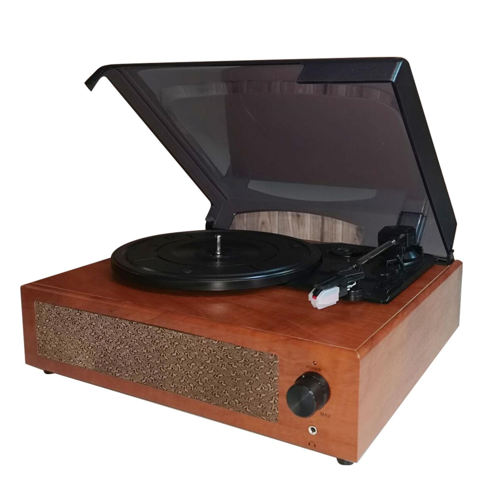 Portable Gramophone Vinyl Record Player Vintage Classic Turntable Phonograph with Built-in Stereo multicolour