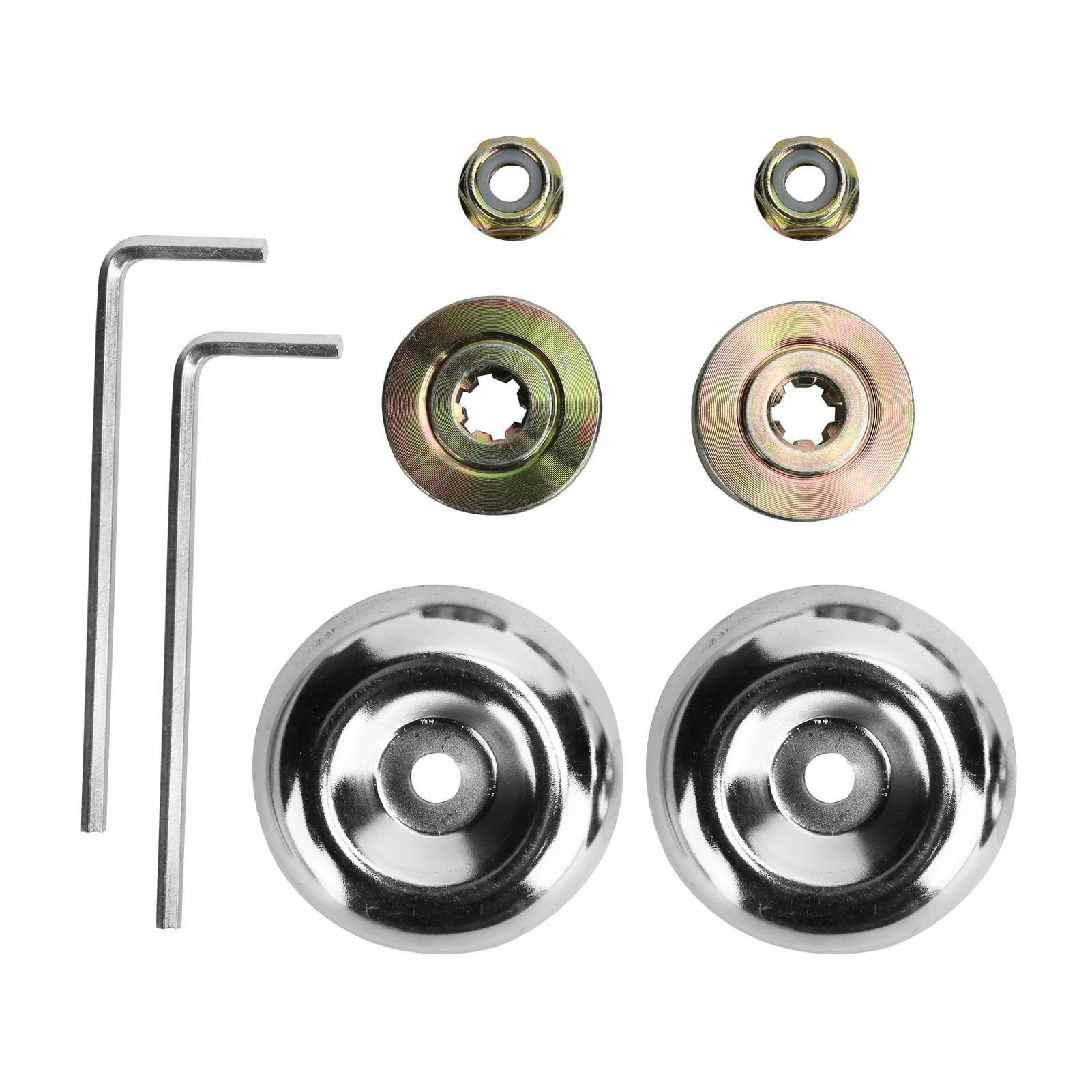 2Set Gear Case Thrust Plate Gasket Collar Nut Kit Lawn Mower Brush Cutter Accessory