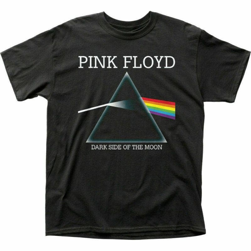 Pink Floyd The Dark Side Of The Moon Men's Clothes Printed Summer Blouse Blouse T-Shirts Men's Tee T-Shirt 3XL black